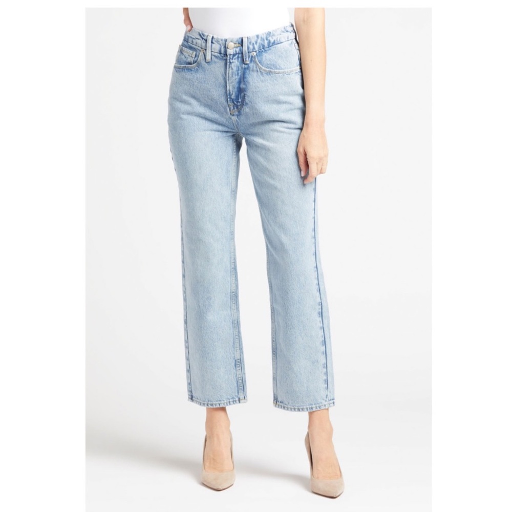 Good American 90's Duster Straight Leg Jean